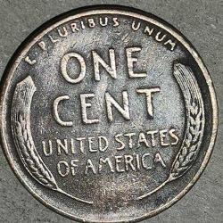 AMERİKA 1958 D 1 CENT BUĞDAY CENTİ ÇOK TEMİZ