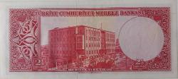 5.EMİSYON 1.TERTİP 2,5 İKİ BUÇUK TÜRK LİRASI SERİ Y28 15800 SERİ NUMARALI KAĞIT PARA NATÜREL ÇİLALTI EN NADİRİ