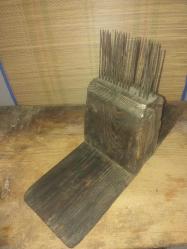 Ahşap keten , yün tarağı , kitap tutucu...2 , Osmanlı dönemi...