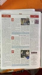 SİNEMA GAZETESİ HAFTALIK ANTRAKT DERGİSİ EKİ - 16–22 ŞUBAT 2001 DAR ALANDA KISA PASLAŞMALAR FİLMİ : SAVAS DİNÇEL – ŞAHNAZ ÇAKIRALP – SERDAR AKAR – ÖNDER ÇAKAR GÜNEŞE YOLCULUK FİLMİ : MIZGIN KAPAZAN – VLATKO STEFANOVSKI – JACEK PETRYCKI YARA FİLMİ : YELDA KAYMAKÇI REYNAUD ABUZER KADAYIF FİLMİ : TALAT BULUT BALALAYKA FİLMİ : OZAN GÜVEN GLADIATOR FİLMİ : RUSSELL CROWE – JOAQUIN PHOENIX – OLIVER REED – RICHARD HARRIS  BAŞLIKLAR: TÜRK SİNEMASI SEYİRCİYLE BULUŞUYOR · SİYAD ÖDÜLLERİ SAHİPLERİNİ BULDU · DAR ALANDA KISA PASLAŞMALAR’A 4 ÖDÜL · GÜNEŞE YOLCULUK VE YARA’YA ÖDÜLLER · LÜTFİ ÖMER AKAD VE ÇOLPAN İLHAN’A ONUR ÖDÜLÜ · KAMİ SUVEREN VE HÜSNÜ BEYAZSAÇ’A EMEK ÖDÜLÜ · OZAN GÜVEN VE ŞAHNAZ ÇAKIRALP’E UMUT ÖDÜLÜ · OSCAR HEYECANI TÜRKİYE’DE · OSCAR.GEN.TR SİTESİ AÇILDI · GLADYATÖR TEKRAR VİZYONDA · GÖZTEPE CINE AS SİNEMASI AÇILDI · SİNEMA DESTEK FONU TASFİYE EDİLDİ · TÜRK SİNEMASINDA NİTELİK VE NİCELİK TARTIŞMASI   - 14 SAYFA
