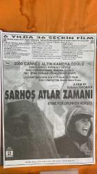SİNEMA GAZETESİ HAFTALIK ANTRAKT DERGİSİ EKİ - 16–22 ŞUBAT 2001 DAR ALANDA KISA PASLAŞMALAR FİLMİ : SAVAS DİNÇEL – ŞAHNAZ ÇAKIRALP – SERDAR AKAR – ÖNDER ÇAKAR GÜNEŞE YOLCULUK FİLMİ : MIZGIN KAPAZAN – VLATKO STEFANOVSKI – JACEK PETRYCKI YARA FİLMİ : YELDA KAYMAKÇI REYNAUD ABUZER KADAYIF FİLMİ : TALAT BULUT BALALAYKA FİLMİ : OZAN GÜVEN GLADIATOR FİLMİ : RUSSELL CROWE – JOAQUIN PHOENIX – OLIVER REED – RICHARD HARRIS  BAŞLIKLAR: TÜRK SİNEMASI SEYİRCİYLE BULUŞUYOR · SİYAD ÖDÜLLERİ SAHİPLERİNİ BULDU · DAR ALANDA KISA PASLAŞMALAR’A 4 ÖDÜL · GÜNEŞE YOLCULUK VE YARA’YA ÖDÜLLER · LÜTFİ ÖMER AKAD VE ÇOLPAN İLHAN’A ONUR ÖDÜLÜ · KAMİ SUVEREN VE HÜSNÜ BEYAZSAÇ’A EMEK ÖDÜLÜ · OZAN GÜVEN VE ŞAHNAZ ÇAKIRALP’E UMUT ÖDÜLÜ · OSCAR HEYECANI TÜRKİYE’DE · OSCAR.GEN.TR SİTESİ AÇILDI · GLADYATÖR TEKRAR VİZYONDA · GÖZTEPE CINE AS SİNEMASI AÇILDI · SİNEMA DESTEK FONU TASFİYE EDİLDİ · TÜRK SİNEMASINDA NİTELİK VE NİCELİK TARTIŞMASI   - 14 SAYFA