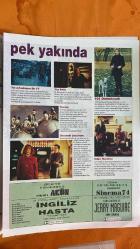SİNEMA GAZETESİ HAFTALIK ANTRAKT DERGİSİ EKİ - 14–20 NİSAN 1997 JERRY MAGUIRE FİLMİ - INDIANA JONES FİLMİ : HARRISON FORD - İNGİLİZ HASTA FİLMİ : RALPH FIENNES – JULIETTE BINOCHE – KRISTIN SCOTT THOMAS BEN HUR FİLMİ : CHARLTON HESTON WEST SIDE STORY FİLMİ : NATALIE WOOD – RICHARD BEYMER MY FAIR LADY FİLMİ : AUDREY HEPBURN – REX HARRISON LAST EMPEROR FİLMİ : JOHN LONE – JOAN CHEN – PETER O’TOOLE THE BROADWAY MELODY FİLMİ : CHARLES KING – ANITA PAGE GRAND HOTEL FİLMİ : GRETA GARBO – JOHN BARRYMORE MUTINY ON THE BOUNTY FİLMİ : CHARLES LAUGHTON – CLARK GABLE IT HAPPENED ONE NIGHT FİLMİ : CLARK GABLE – CLAUDETTE COLBERT ONE FLEW OVER THE CUCKOO’S NEST FİLMİ : JACK NICHOLSON – LOUISE FLETCHER TERMS OF ENDEARMENT FİLMİ : JACK NICHOLSON – SHIRLEY MACLAINE SILENCE OF THE LAMBS FİLMİ : ANTHONY HOPKINS – JODIE FOSTER CRASH – ÇARPIŞMA FİLMİ : JAMES SPADER – HOLLY HUNTER – DEBORAH UNGER – ROSANNA ARQUETTE THE FUNERAL – CENAZE TÖRENİ FİLMİ : CHRISTOPHER WALKEN – CHR - 18 SAYFA