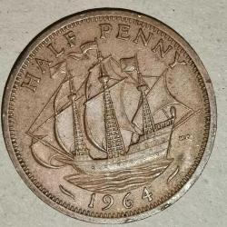 İNGİLTERE 1964  HALF PENNY