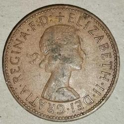İNGİLTERE 1964  HALF PENNY