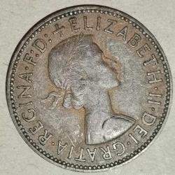 İNGİLTERE 1957  HALF PENNY