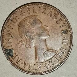 İNGİLTERE 1965  HALF PENNY