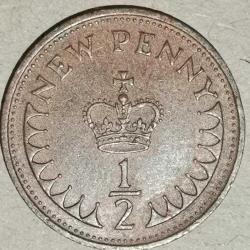 İNGİLTERE 1971   HALF PENNY