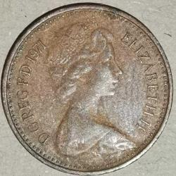 İNGİLTERE 1971   HALF PENNY