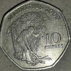 MAURITIUS  2000  10 RUPEE