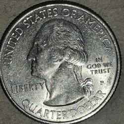 AMERİKA 2015 P  ÇEYREK DOLAR 25 CENT  HATIRA  BLUE RIDGE PARKWAY