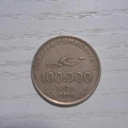 100.000 Lira 2000 Yılı