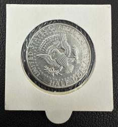 400 Ayar Gümüş USA ABD ½ Dolar , 1968 Kennedy Yarım Doları Darphane işareti 