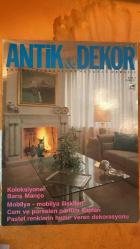 ANTİK & DEKOR DERGİSİ  - SAYI : 1 - BARIŞ MANÇO - SELAMET TAŞKIN - NURCAN ARTAM - YILMAZ UYAR - AKADUR TÖLEĞEN - NEŞE ŞAHİNBAŞ - GÜL ÖZKAN - H. ÖZLÜ - ALİ GÜREVİN - METİN KÂŞO - NUR TIMURKAN - NABI ÖZBEK - CLAIRE COLDU - SEZER TANSUĞ - HAKKI ANLI - HALÛK SEL  BAŞLIKLAR : KOLEKSİYONER BARIŞ MANÇO - MOBİLYA MOBİLYA İLİŞKİLERİ - CAM VE PORSELEN PARFÜM KAPLARI - PASTEL RENKLERİN HUZUR VEREN UYUMU - BİR PRENSİN PARİS'TEKİ APARTMAN KATINDA SARAY ARAYIŞI - MÜCEVHER ELMASTAN PIRLANTAYA - SADBERK HANIM MÜZESİ - AYNALARDAN YANSIYAN MEKÂN DERİNLİĞİ - ARGY-ROUSSEAU CAMLARI - TÜRK KAĞIT OYMACILIĞINDAN BİR ŞAHESER - 16. YY İZNİK SERAMİKLERİNDEKİ MOTİFLER - BİR MOBİLYA GALERİSİ - SANAT VE USTALIĞIN BİRLEŞTİĞİ ELSANATI ÇERÇEVE - ARKEOLOJİ ANADOLU TARİHİNDEN - SEZER TANSUĞ SANAT DOLU 88 - HAKKI ANLI’NIN BÜTÜN DÖNEMLERİ SERGİSİ - ÇAĞDAŞ TÜRK RESİM SANATI MÜZAYEDESİ - 5. ANTİKA KİTAP MÜZAYEDESİ - ANTİKALAR ANTIKALIKLAR - SERGİLER MÜZAYEDELER - ANTİKA VE SANAT DÜNYASINDAN  -110 SAYFA