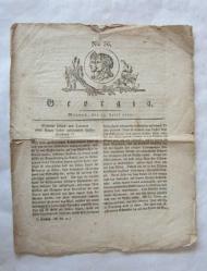GEORGIA, No: 33 - 36, 22 Nisan 1807 - 29 Nisan 1807 [2 ADET]