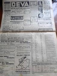 Cumhuriyet Gazetesi - 1 Mayıs 1942 - Birmanyadan Sonra Yazan Yunus Nadi Başmakale - Bomba Muhakemesi - Dün Yapılan İki Celsede Suçlu Abdurrahman Sayman Suçlu Pavlofla Kornilofun Sordukları Suallere Cevap Verdi - Milli Servet Artıyor - Halkın Bankalara Mevduatı 364 Milyon Lirayı Buldu - Hitler İle Mussolini Buluştular Fotoğrafı - Kızılay'ın Faaliyeti - Alman Tayyareleri Norvich'e Yeniden Hücum Ettiler - Japonlar Laşio Şehrine Girdiler - Bugün 1 Mayıs Bayramıdır - Von Der Goltz Paşa ve Türk Alman Silah Arkadaşlığı Yazan Emekli General H. Emir Erkilet - 50 Bin Çift Torik Tutuldu - Hariciye Umumi Katibi Numan Menemecioğlu İstanbul'da - Türkçe Sözlü Türkçe Şarkılı Leyla Filmi Leyla Taksim Sinemasında - Hello Broadway Filmi Başrolde Alice Fay Marmara Sinemasında - Raşid Rıza Tiyatrosu ve Halide Pişkin Birlikte Şehzadebaşı Turan Sinemasında - Rapid Fenerbahçe Maçı Bugün Şeref Sahasında - Bugünkü Radyo Programı - Bulmaca - Radyolin Diş Macunu - Türk Ticaret Bankası