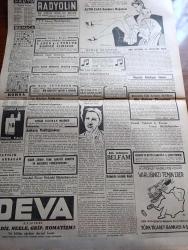 Cumhuriyet Gazetesi - 25 Nisan 1942 - İmparatorluk Ve Emperyalistlik Yazan Yunus Nadi Başmakale - Ankara'da Çocuk Bayramı Fotoğraf - Türk Yavruları Büyük Şef İsmet İnönü'nün Huzurunda Fotoğrafı - Londra'ya Göre Kral Boris Kendini Führer İlan Etmiş - Yunan Milleti Makedonya Ve Trakyanın Bulgar Olmasını Hiçbir Vakit Kabul Etmeyecektir - Birmanyada Japon Hücumları Şiddetli Bir Mukavemetle Karşılaşıyor - Beaverbrook Diyor Ki Garpta Mutlaka İkinci Cephe Açmalıyız - Askeri Vaziyet Yazan Emekli General H. Emir Erkilet Yazı Dizisi - Devletçilik Hükümetçilik Yazan A. Hamdi Başar - Maskeli 5 lerin Dönüşü Şehzadebaşı Turan Sinemasında - Alevlerin Şarkısı Filmi Elhamra Sinemasında - Küçük Hikaye Müezzin Yazan Kudret Sinan - Sızı Yazan Mükerrem Kamil Su Yazı Dizisi - Türkiye Serbest Güreş Müsabakaları Bugün Başlıyor - Almanya'da İstifçilik Yapanlar İdama Mahkum Ediliyor - Altın Çapa Kundura Mağazası - Bugünkü Radyo Programı - Türk Ticaret Bankası - Sümerbank