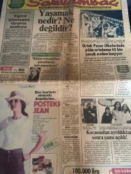YAŞAM GAZETESİ DOĞUM GÜNÜ GAZETESİ - 4 ARALIK 1980 - Jack Jones-sigara içiyorsanız zararını azaltırız-yaşamak nedir ne değildir-ortak pazar ülkelerinde yılda ortalama 45.000 çocuk evden kaçıyor-Tony Curtis-Christine Kaufmann-100.000 TL ödüllü saklambaç 1980 sinema güzeli yarışması katılma fişi-kader kapıyı çalınca-Cihan üstün-Gülçin Ülker-gölgedeki adam-ıva zanıcchı-Yıldız falı-bulmaca -ch kimde-Erkan ocaklı-Ayla Bora-Burçin Başak-Cemil Tka-Elif pektaş-Muzaffer nebioğlu -suna Gürel atölyesinde her türlü seramik üretiyor-Medsan-İzmir büyük Özdemir meslek kursları-Yalçın didman