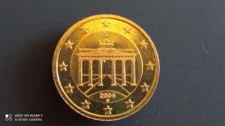 50 EURO CENT 2002 -G - ALMANYA 7. ŞANSÖLYESİ; HELMUT KOHL