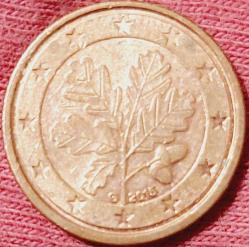 ALMANYA 1 Eurocent, 2015 ÇÇT 