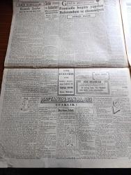 Cumhuriyet Gazetesi - 5 Mayıs 1946 - Milli Şefi Dinlerken Yazan Nadir Nadi Başmakale - Milli Şef İsmet İnönü Kütahya'da - Balkanlarda Barış Nasıl Temin Edilecek - Seçim Hazırlıkları Son Safhaya Geldi - Kız Sanat Okulunun Tertip Ettiği Defile Fotoğraf - Filistin Arapları Sovyet Rusya'ya Başvuruyor - Azerbaycan Kürdistan Anlaşması - Haftanın Şakaları Yazan Burhan Felek - Adalet Bakanı Mümtaz Ökmen İstanbul'da - Sonsuz Panayır Yazan Halide Edip Adıvar Yazı Dizisi - Mussolini'nin Cesedini Çalanlar - Milli Kalkınma Partisi - Küçük Hikaye Evin Dostu Çeviren Salahaddin Küçük - Galatasaray Kasımpaşa Maçı - Philips Radyo - Hacer Buluş Ayda Sönmez Ve Suzan Güven Çemberlitaş Şen Bahçe Gazinosunda - Bugünkü Radyo Programı - Suzan Yakar Ve Feriha Kınalı Her Akşam Kristal Salonunda