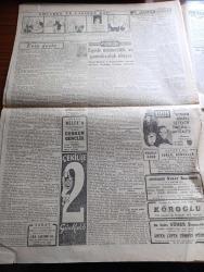 Cumhuriyet Gazetesi - 5 Mayıs 1946 - Milli Şefi Dinlerken Yazan Nadir Nadi Başmakale - Milli Şef İsmet İnönü Kütahya'da - Balkanlarda Barış Nasıl Temin Edilecek - Seçim Hazırlıkları Son Safhaya Geldi - Kız Sanat Okulunun Tertip Ettiği Defile Fotoğraf - Filistin Arapları Sovyet Rusya'ya Başvuruyor - Azerbaycan Kürdistan Anlaşması - Haftanın Şakaları Yazan Burhan Felek - Adalet Bakanı Mümtaz Ökmen İstanbul'da - Sonsuz Panayır Yazan Halide Edip Adıvar Yazı Dizisi - Mussolini'nin Cesedini Çalanlar - Milli Kalkınma Partisi - Küçük Hikaye Evin Dostu Çeviren Salahaddin Küçük - Galatasaray Kasımpaşa Maçı - Philips Radyo - Hacer Buluş Ayda Sönmez Ve Suzan Güven Çemberlitaş Şen Bahçe Gazinosunda - Bugünkü Radyo Programı - Suzan Yakar Ve Feriha Kınalı Her Akşam Kristal Salonunda