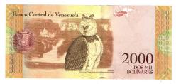 Venezuela 2000 Bolivares 2016 C62076497 (wb0440)
