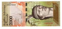 Venezuela 2000 Bolivares 2016 C62076498 (wb0441)