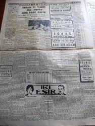 Cumhuriyet Gazetesi - 21  Nisan 1941 - Yeni Yunan Hükümeti Yazan Yunus Nadi Başmakale - İstanbul'da Pasif Müdafaa Tecrübeleri Fotoğraf - Bombardıman Edilme Tehlikesi Yaşayan Romada Tibr Nehri Ve Sent Anj Kalesi Fotoğraf - Cem Sultan Anj Kalesinde Hapsedilmişti - Roma Meydan Okuyor - Makedonya Cephesi Mahirane Bir Manevra İle Geri Alındı - Demirspor Ve Beşiktaş Takımı Fotoğraf - Japonya Almanya'ya Küçük Bir Filo Devredecekmiş - Hitler'in 52. Yıldönümü - Yugoslavyanın Son Taksimi - Tobruk Sollum Mukavemete Devam Ediyor - Vakai Hayriye Yazan Salahaddin Güngör Yazı Dizisi - Küçük Hikaye Hususi Polis Hafiyesi Yazan Peride Celal - Gemlik Zeytin İhracına Başlıyor - Bir Aşk Uçurumu Yazan Mahmut Yesari Yazı - Bileti Kadınlar Kesince Yazan Burhan Felek Köşe Yazısı - Altınordu 2 Fenerbahçe 1 - Galatasaray 3 Altay 1 - Batmayan Güneş Sümer Sinemasında - Milli Küme Maçlarında Puan Cetveli - Kızıl Rakkase Filmi Bugün Beşiktaş Gürel Sinemasında - Poker Traş Bıçağı - Türkiye Cumhuriyeti Ziraat Bankası