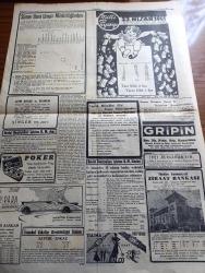 Cumhuriyet Gazetesi - 21  Nisan 1941 - Yeni Yunan Hükümeti Yazan Yunus Nadi Başmakale - İstanbul'da Pasif Müdafaa Tecrübeleri Fotoğraf - Bombardıman Edilme Tehlikesi Yaşayan Romada Tibr Nehri Ve Sent Anj Kalesi Fotoğraf - Cem Sultan Anj Kalesinde Hapsedilmişti - Roma Meydan Okuyor - Makedonya Cephesi Mahirane Bir Manevra İle Geri Alındı - Demirspor Ve Beşiktaş Takımı Fotoğraf - Japonya Almanya'ya Küçük Bir Filo Devredecekmiş - Hitler'in 52. Yıldönümü - Yugoslavyanın Son Taksimi - Tobruk Sollum Mukavemete Devam Ediyor - Vakai Hayriye Yazan Salahaddin Güngör Yazı Dizisi - Küçük Hikaye Hususi Polis Hafiyesi Yazan Peride Celal - Gemlik Zeytin İhracına Başlıyor - Bir Aşk Uçurumu Yazan Mahmut Yesari Yazı - Bileti Kadınlar Kesince Yazan Burhan Felek Köşe Yazısı - Altınordu 2 Fenerbahçe 1 - Galatasaray 3 Altay 1 - Batmayan Güneş Sümer Sinemasında - Milli Küme Maçlarında Puan Cetveli - Kızıl Rakkase Filmi Bugün Beşiktaş Gürel Sinemasında - Poker Traş Bıçağı - Türkiye Cumhuriyeti Ziraat Bankası