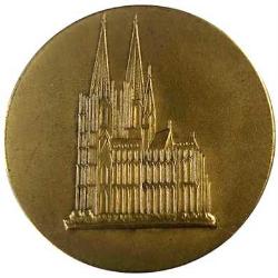Almanya, Köln Katedrali Temalı Hatıra Madalya 1987. (19.13 gr./39 mm)