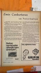SOSYETE 13 DERGİSİ - 13 MAYIS 1976  SEVİN YENER – FATİN RÜŞTÜ YENER – ERCÜMENT KALMIK – DEVRİM ERBİL – GÜL ERBİL – HASAN KAVRUK – EMİN CANKURTARAN – KEMAL ILICAK – LAZ MEHMET ÜSTÜNKAYA – NAMIK SEVİK – FERİT VOLKAN – VILLIAM BAUER – RAUF TAMER – CANİP ORHUN  SEVİN YENER VE OĞLU FATİN RÜŞTÜ YENER’İN ERTEM KÜLTÜR MERKEZİ’NDEKİ İLKBAHAR SERGİSİ – ANA-OĞUL SANAT İŞBİRLİĞİ – ERCÜMENT KALMIK VE DEVRİM ERBİL’İN SANATÇI YETİŞTİRMEDEKİ ROLÜ – FATİN RÜŞTÜ’NÜN GENÇ YAŞTA SERGİ KATILIMLARI – SEVİN YENER’İN SANAT ELEŞTİRMENLİĞİ VE GAZETECİLİK GEÇMİŞİ – SOSYETE 13 MATBAA YANGINI VE YAYIN GECİKMESİ – EMİN CANKURTARAN’IN FENERBAHÇE BAŞKANLIĞI DÖNEMİNDEKİ DUYGUSAL BAĞI VE YENİ SEZON STRATEJİSİ – TERCÜMAN GAZETESİ SULTAN SUYU FESTİVALİ VE FUTBOLCULARLA SOSYAL BULUŞMA – KEMAL ILICAK’IN MEDYA TRANSFERLERİ VE GAZETE VİZYONU – CANİP ORHUN’UN SOSYAL DETAYLARI – NAMIK SEVİK’İN SPOR YAZARLIĞINDAKİ ETKİSİ - 30 SAYFA