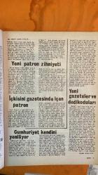 SOSYETE 13 DERGİSİ - 13 HAZİRAN 1982  KERİM KERİMOL – NİHAT KANER – MUSTAFA ÖZKAN – NÜKHET DURU – MÜŞERREF TEZCAN – NEZİH DEMİRKENT – EROL SİMAVİ – UMER ÇAVUŞOĞLU – BEDRİ KORAMAN – NECATİ DOĞRU – GÜNERİ CİVAOĞLU – İLHAN SELÇUK – HASAN CEMAL – NADİR NADİ – MEHMET KARAMEHMET – NAZLI ILICAK – HALDUN SİMAVİ – KEMAL ILICAK – SAMİM VAR – ALİ ULVİ TURAL – NECMİ TANYOLAÇ  KERİM KERİMOL VE NİHAT KANER’İN İDDİALI DOSYASI – MUSTAFA ÖZKAN, NÜKHET DURU VE MÜŞERREF TEZCAN’IN SANAT GÜNDEMİ – NEZİH DEMİRKENT’İN BABIALİ’YE DÖNÜŞÜ VE GAZETECİLİKTEKİ AŞKI – UMER ÇAVUŞOĞLU’NUN YENİ PATRON MODELİ VE ORTANIN SOLUNDA KİTLE MUHALEFETİ VURGUSU – EROL SİMAVİ’NİN GAZETEDEKİ İÇKİ SALONU VE DUYGUSAL YÖNETİM TARZI – CUMHURİYET GAZETESİNDE GENÇLEŞME VE OFSET BASKI DÖNEMİ – NADİR NADİ VE HASAN CEMAL’İN YENİLENME STRATEJİLERİ – ÇUKUROVA’NIN YENİ GAZETE HAMLESİ VE AKŞAM’IN EL DEĞİŞİMİ – BABIALİ’DE TİRAJ YARIŞI, GÜNEŞ’İN ÜÇÜNCÜLÜK İDDİASI – UMER ÇAVUŞOĞLU’NUN MAAŞ POLİTİKASI VE GAZETECİLİKTE YIPRANMA TARTIŞM  - 22 SAYFA