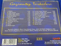 GAZİANTEP TÜRKÜLERİ  MÜZİK CD