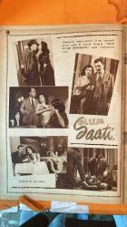 YELPAZE  DERGİSİ -  MART 1954   -   KİŞİ/ŞAHIS İSİMLERİ ALAEDDİN KIRAL - MUKADDER KIRAL - ALEV ATEŞER - FERNANDO LAMAS - ETİ - HÜLYA YILDIZ - N. A. - İSMET CEVİZLİ - GÜLNAR AKALIN - 1. U. DIDINAL - JACQUES FROMENTAL HALÉVY - CHARLES MORRISON - H. KEMAL ATALAY - JEAN - MYREN - BERTHIER  BAŞLIKLAR YELPAZE MECMUASI - GELİN DERTLEŞELİM - POSTACI SÜTUNU - BUNLARI BİLİYOR MUSUNUZ - MEŞHUR HAYDUT AL KAPON - DEVE KUŞU EFSANESİ - ALTINCI ŞARL OPERASI - ÜÇÜNCÜ NAPOLEON - TÜRK KAHRAMANI KÖROĞLU - MEÇHUL GELİN - ÖLÜM PEŞİMİ BIRAKMIYOR - POND'S KREMLERİ - TÜRK TİCARET BANKASI - CHARLES MORRISON'LA GAZİNO GECESİ  -  38  SAYFA