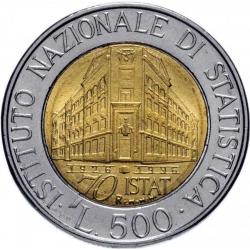 İTALYA 500 Lire, 1996 ÇİL 