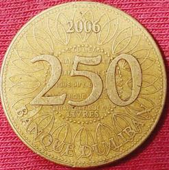 LÜBNAN 250 Livre, 2006 ÇÇT