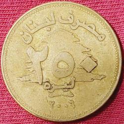 LÜBNAN 250 Livre, 2006 ÇÇT