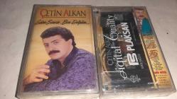 ÇETİN ALKAN EDEN SENSİN BEN DEĞİLİM   JELATİNLİ  CAM BASKI KASET