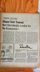SOSYETE 13 DERGİSİ  -  13 OCAK 1977  AHMET ZEKİ YAMANİ - NURİ CERRAHOĞLU - YÜKSEL CERRAHOĞLU - REMZİYE ALEMLİ - ASAF BAY - ALPER ALEMLİ - ALİ ALYOT - TULES ALYOT - LÜTFİYE ARIBAL - MEZİYET ÇINAR - MELAHAT ÇELİK - SELAHATTİN BEYAZIT - TURGAN ECE - ALİ URAS - NAMIK KEMAL ŞENTÜRK - KANER - SÜLEYMAN DEMİREL - BÜLENT ECEVİT - FEVZİ ŞAHSUVAROĞLU - TEKİN ONAY - FÜRUZAN TEKİL - CAN KIRAÇ - AYDIN GÜN - AZRA GÜN - ASIM KOZOL  GALATASARAY BAŞKANLIK SEÇİMİ - DERİN CAMİA İÇİ HESAPLAŞMA - RİVA PROJESİ - MİLYONERLERİN İSTEKLERİ - FENERBAHÇE MAĞLUBİYETLERİ - DUYGUSAL KONGRE - BAŞKANLIK ÇİFTİ İDDİASI - YILBAŞI HEDİYELERİ - KARAKOLLARIN İŞ YAVAŞLATMASI - ZAMLI DÖNÜŞLER - POLİTİK ATIŞMALAR - FUTBOLDA YENİ TAVIR - ŞAHANE KIŞ PARTİLERİ - OPERA MÜFETTİŞLERİ -  PETROL GÖRÜŞMESİ - LONDRA BULUŞMASI - TÜRK ARMATÖR TEMASLARI - CERRAHOĞLU AİLE SEYAHATİ - VİTRİN SEVDASI - KAYINVALİDE OLUŞ - DAMAT SEVGİSİ - MODACININ TORUN SEVİNCİ - ÇOCUK BEZİ YIKAMAK - MEZİYET ÇINAR ORGANİZASYONU - GAMZEYLE YÖNETİM -   -  22 SAYFA