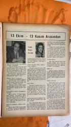 SOSYETE 13 DERGİSİ  -  13 KASIM 1974  EMİN CANKURTARAN - MIRA AYAB - NECATİ ZİNCİRKIRAN - SUNA KORAT - AYDIN GÜN - DOĞAN ONAT - ÖMER SABAR - OKTAY TEZCANLI - MITHAT FENMEN - NAMIK KEMAL ŞENTÜRK - IHSAN ŞENTÜRK - ROMEN SOPRANO - FRANSIZ BARİTON - İTALYAN TENOR - AVUSTURYALI ŞEF  FENERBAHÇE DESTEĞİ - ORST HADİSESİ - LA TRAVIATA TEMSİLİ - OPERA MÜDÜRLÜĞÜNDE DÖVİZ KAYBI - SUNA KORAT VE ROL TARTIŞMASI - YERLİ SANATÇILARIN TEPKİSİ - YABANCI SAHNE TERCİHLERİ - ANLAŞILMAYAN TEMSİLLER - OPERA YÖNETİMİNDE EGO VE BÜTÇE KRİZİ - ORKESTRA ŞEFİ ELEŞTİRİSİ - SANATKÂR DİRENİŞİ - MECMUA’NIN 8. YILI - KADIN OKUR İLETİŞİMİ - KISKANDIRMA STRATEJİSİ - EVLİLİKLERDE SOSYETE 13 ROLÜ -  26 SAYFA