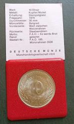 Yugoslavya 1976 10 Dinar Çil FAO Hatıra parası Sertifikalı