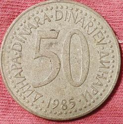YUGOSLAVYA 50 Dinar, 1985 ÇT