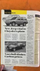 AUTOCAR & MOTOR DERGİSİ  - 4 ARALIK 1991 – AUTOCAR & MOTOR  FERRARI 512TR - BMW 316i - VW VENTO VR6 - JAGUAR XJ220 - HONDA NSX - NISSAN SKYLINE GT-R - GENERAL MOTORS - TRINITY GROUP - CHEVROLET - PONTIAC - CADILLAC - TOYOTA - VOLVO 240 ESTATE - FORD AEROSTAR - FORD TEMPO - FORD TOPAZ - VOLKSWAGEN PASSAT - VOLKSWAGEN JETTA - LAMBORGHINI - BMW  FERRARI 512TR’NİN İLK SÜRÜŞÜ VE 195MPH HIZ TESTİ - BMW 316i TESTİ VE FİYAT/PERFORMANS DEĞERLENDİRMESİ - VW VENTO’NUN 174BHP VR6 VERSİYONUYLA UK PAZARINA GİRİŞİ VE 1994 YAN DARBE TESTİNE UYGUNLUK ÖDÜLÜ - JAGUAR XJ220’NİN NÜRBURGRING’DE 7 DAKİKA 47 SANİYEYLE ÜRETİM ARAÇLARI REKORUNU KIRMASI - HONDA NSX VE NISSAN SKYLINE GT-R’NİN ÖNCEKİ REKORLARI - GENERAL MOTORS’UN TRINITY GROUP İLE MOSKOVA’DA PUSHKIN MEYDANI’NDA İLK BAYİSİNİ AÇMASI VE 1992’DE 1500 ARAÇLIK SATIŞ HEDEFİ - TOYOTA’NIN 1990’LARDA ABD SATIŞLARINDA 15.5 MİLYON HEDEFİ VE 1986’DAKİ 16.4 MİLYONLUK ZİRVEYE GERİ DÖNEMEMESİ - VOLVO’NUN 240 ESTATE MODELİNİ MPV’LERE KIYASLA DAHA GÜVEN - 98 SAYFA