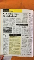 AUTOCAR & MOTOR DERGİSİ  - 4 ARALIK 1991 – AUTOCAR & MOTOR  FERRARI 512TR - BMW 316i - VW VENTO VR6 - JAGUAR XJ220 - HONDA NSX - NISSAN SKYLINE GT-R - GENERAL MOTORS - TRINITY GROUP - CHEVROLET - PONTIAC - CADILLAC - TOYOTA - VOLVO 240 ESTATE - FORD AEROSTAR - FORD TEMPO - FORD TOPAZ - VOLKSWAGEN PASSAT - VOLKSWAGEN JETTA - LAMBORGHINI - BMW  FERRARI 512TR’NİN İLK SÜRÜŞÜ VE 195MPH HIZ TESTİ - BMW 316i TESTİ VE FİYAT/PERFORMANS DEĞERLENDİRMESİ - VW VENTO’NUN 174BHP VR6 VERSİYONUYLA UK PAZARINA GİRİŞİ VE 1994 YAN DARBE TESTİNE UYGUNLUK ÖDÜLÜ - JAGUAR XJ220’NİN NÜRBURGRING’DE 7 DAKİKA 47 SANİYEYLE ÜRETİM ARAÇLARI REKORUNU KIRMASI - HONDA NSX VE NISSAN SKYLINE GT-R’NİN ÖNCEKİ REKORLARI - GENERAL MOTORS’UN TRINITY GROUP İLE MOSKOVA’DA PUSHKIN MEYDANI’NDA İLK BAYİSİNİ AÇMASI VE 1992’DE 1500 ARAÇLIK SATIŞ HEDEFİ - TOYOTA’NIN 1990’LARDA ABD SATIŞLARINDA 15.5 MİLYON HEDEFİ VE 1986’DAKİ 16.4 MİLYONLUK ZİRVEYE GERİ DÖNEMEMESİ - VOLVO’NUN 240 ESTATE MODELİNİ MPV’LERE KIYASLA DAHA GÜVEN - 98 SAYFA