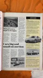 AUTOCAR & MOTOR DERGİSİ  - 4 ARALIK 1991 – AUTOCAR & MOTOR  FERRARI 512TR - BMW 316i - VW VENTO VR6 - JAGUAR XJ220 - HONDA NSX - NISSAN SKYLINE GT-R - GENERAL MOTORS - TRINITY GROUP - CHEVROLET - PONTIAC - CADILLAC - TOYOTA - VOLVO 240 ESTATE - FORD AEROSTAR - FORD TEMPO - FORD TOPAZ - VOLKSWAGEN PASSAT - VOLKSWAGEN JETTA - LAMBORGHINI - BMW  FERRARI 512TR’NİN İLK SÜRÜŞÜ VE 195MPH HIZ TESTİ - BMW 316i TESTİ VE FİYAT/PERFORMANS DEĞERLENDİRMESİ - VW VENTO’NUN 174BHP VR6 VERSİYONUYLA UK PAZARINA GİRİŞİ VE 1994 YAN DARBE TESTİNE UYGUNLUK ÖDÜLÜ - JAGUAR XJ220’NİN NÜRBURGRING’DE 7 DAKİKA 47 SANİYEYLE ÜRETİM ARAÇLARI REKORUNU KIRMASI - HONDA NSX VE NISSAN SKYLINE GT-R’NİN ÖNCEKİ REKORLARI - GENERAL MOTORS’UN TRINITY GROUP İLE MOSKOVA’DA PUSHKIN MEYDANI’NDA İLK BAYİSİNİ AÇMASI VE 1992’DE 1500 ARAÇLIK SATIŞ HEDEFİ - TOYOTA’NIN 1990’LARDA ABD SATIŞLARINDA 15.5 MİLYON HEDEFİ VE 1986’DAKİ 16.4 MİLYONLUK ZİRVEYE GERİ DÖNEMEMESİ - VOLVO’NUN 240 ESTATE MODELİNİ MPV’LERE KIYASLA DAHA GÜVEN - 98 SAYFA