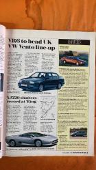 AUTOCAR & MOTOR DERGİSİ  - 4 ARALIK 1991 – AUTOCAR & MOTOR  FERRARI 512TR - BMW 316i - VW VENTO VR6 - JAGUAR XJ220 - HONDA NSX - NISSAN SKYLINE GT-R - GENERAL MOTORS - TRINITY GROUP - CHEVROLET - PONTIAC - CADILLAC - TOYOTA - VOLVO 240 ESTATE - FORD AEROSTAR - FORD TEMPO - FORD TOPAZ - VOLKSWAGEN PASSAT - VOLKSWAGEN JETTA - LAMBORGHINI - BMW  FERRARI 512TR’NİN İLK SÜRÜŞÜ VE 195MPH HIZ TESTİ - BMW 316i TESTİ VE FİYAT/PERFORMANS DEĞERLENDİRMESİ - VW VENTO’NUN 174BHP VR6 VERSİYONUYLA UK PAZARINA GİRİŞİ VE 1994 YAN DARBE TESTİNE UYGUNLUK ÖDÜLÜ - JAGUAR XJ220’NİN NÜRBURGRING’DE 7 DAKİKA 47 SANİYEYLE ÜRETİM ARAÇLARI REKORUNU KIRMASI - HONDA NSX VE NISSAN SKYLINE GT-R’NİN ÖNCEKİ REKORLARI - GENERAL MOTORS’UN TRINITY GROUP İLE MOSKOVA’DA PUSHKIN MEYDANI’NDA İLK BAYİSİNİ AÇMASI VE 1992’DE 1500 ARAÇLIK SATIŞ HEDEFİ - TOYOTA’NIN 1990’LARDA ABD SATIŞLARINDA 15.5 MİLYON HEDEFİ VE 1986’DAKİ 16.4 MİLYONLUK ZİRVEYE GERİ DÖNEMEMESİ - VOLVO’NUN 240 ESTATE MODELİNİ MPV’LERE KIYASLA DAHA GÜVEN - 98 SAYFA