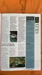 AUTOCAR & MOTOR DERGİSİ  - 3 NİSAN 1991  MERCEDES-BENZ - BMW - AUDI - NISSAN - VAUXHALL - RENAULT - CITROEN - PEUGEOT - MATRA - FORD - VW - CHRYSLER  **YENİ V12 MERCEDES S-CLASS’IN İLK SÜRÜŞÜ - £60,000’LIK LİMUZİNİN ÜSTÜN KONFORU VE PERFORMANSI - BMW’NİN E36 COUPE MOTOR YELPAZESİ VE M3 YERİNE GEÇECEK MODELİN İKİ YIL SONRA GELMESİ - AUDI’NİN FRANKFURT’TA TANITACAĞI YENİ 80/90 SERİSİ VE YATAY YAKIT DEPOSU SAYESİNDE GENİŞ BAGAJ HACMİ - S2 COUPE’YE YAZ AYLARINDA 230BHP’LİK 20-VALF TURBO VE 6-İLERİ ŞANZIMAN GELİYOR - 2.8L V6 MOTORLA MERCEDES VE BMW’YE LÜKS RAKİP HEDEFİ - NISSAN’IN SUNDERLAND’DAKİ PRIMERA ÜRETİMİNİ 120,000 ARAÇ/YIL HEDEFİYLE ARTIRMASI VE %80’İNİN İHRACATA GİTMESİ - 1991’DE ALMANYA’YA 27,000 PRIMERA İHRACATI PLANLANMASI - TAYVAN’A İLK SEVKİYATIN BAŞLAMASI - VAUXHALL FRONTERA’NIN %80’İNİN AVRUPA’YA OPEL OLARAK İHRAÇ EDİLECEĞİ VE LUTON’DA YILLIK 40,000 ÜRETİM HEDEFİ - RENAULT R19 CONVERTIBLE’IN YAZ AYLARINDA KARMANN İŞBİRLİĞİYLE GELMESİ - 80BHP’LİK 1.4 VE 140BHP’LİK - 114 SAYFA