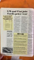 AUTOCAR & MOTOR DERGİSİ  - 10 TEMMUZ 1991  VAUXHALL ASTRA - VW GOLF - RENAULT ESPACE V6 - KIA PRIDE - CIZETA V16 - CITROEN XM - MERCEDES S-CLASS - FIAT ELETTRA - FIAT ELBA - KYOCERA SOLAR COMMUTER VEHICLE - NIGEL MANSELL - AYRTON SENNA - ALAIN PROST - CARLOS SAINZ - MALCOLM RIFKIND - CHRISTOPHER CHOPE - PININFARINA - FSO - GM - FSM - TOYOTA  **VAUXHALL ASTRA’NIN TÜM DETAYLARIYLA 1991’İN EN ÖNEMLİ YENİ İNGİLİZ OTOMOBİLİ OLARAK TANITILMASI - VW GOLF’ÜN RESMİ FOTOĞRAFIYLA YENİ MODELİN İLK GÖRÜNÜMÜ - AYRTON SENNA İLE SİLVERSTONE’DA 24 SAATLİK ÖZEL SÜRÜŞ DENEYİMİ - RENAULT ESPACE V6 TESTİYLE 6 SİLİNDİR VE 7 KOLTUKLU YAPININ DEĞERLENDİRİLMESİ - CIZETA V16’NIN ÜRETİME HAZIRLANMASI VE SÜPER OTOMOBİL TESLİMAT SÜRECİ - KIA PRIDE 1.3 LX MODELİNİN FİYAT/PERFORMANS DEĞERLENDİRMESİ - CITROEN XM’İN YENİ SAHİBİYLE YAŞANAN ESKİ SORUNLAR - MERCEDES S-CLASS’TA PNEUMATİK SÜSPANSİYON PLANLARININ İPTALİ VE ADS SİSTEMİYLE DEVAM KARARI - MALCOLM RIFKIND’İN 70MPH OTOYOL HIZ SINIRININ DEĞİŞMEYECEĞİN - 114 SAYFA