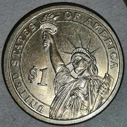 AMERİKA BAŞKANLAR SERİSİ 2007 P1 DOLAR Başkanlık 1 $ Bozuk Para - John Adams (1797-1801)