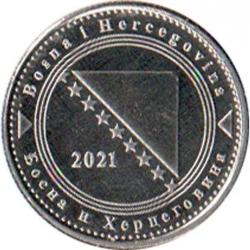 BOSNA HERSEK 5 Feninga, 2021 ÇİL